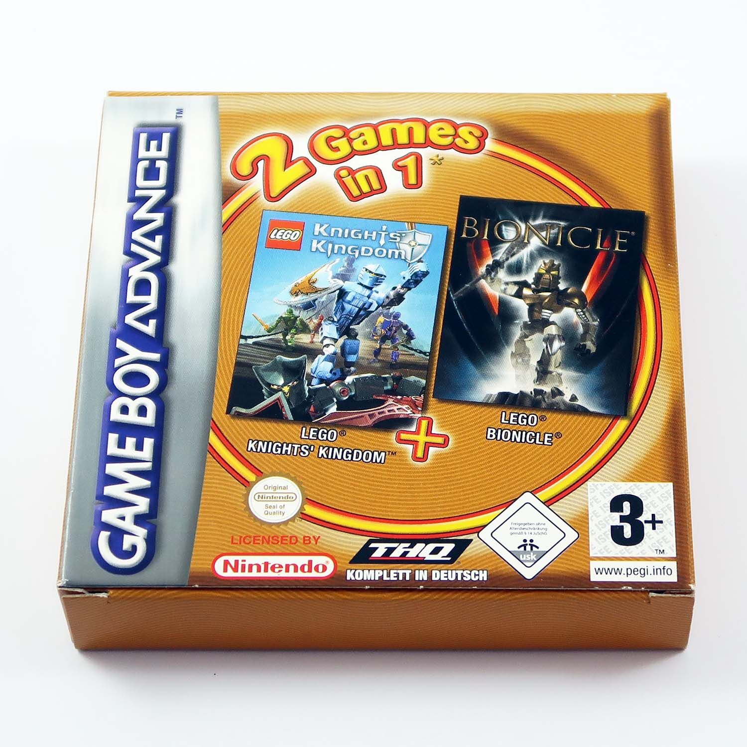 2 in 1 LEGO Bionicle & LEGO Knights' Kingdom - GBA