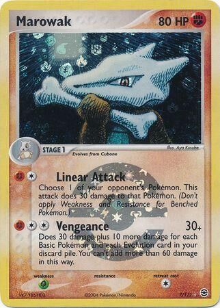 Marowak - 7/112 - Reverse Holo - EN