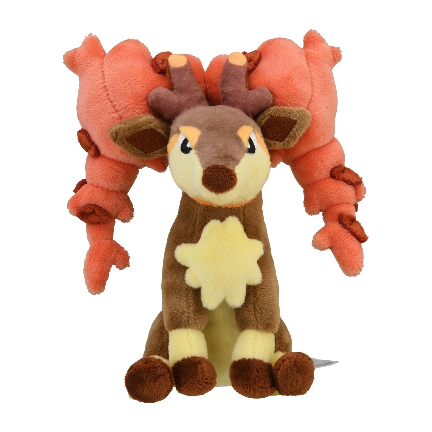 Sawsbuck (Autumn Form) Sitting Cuties Plush - 15.5 cm