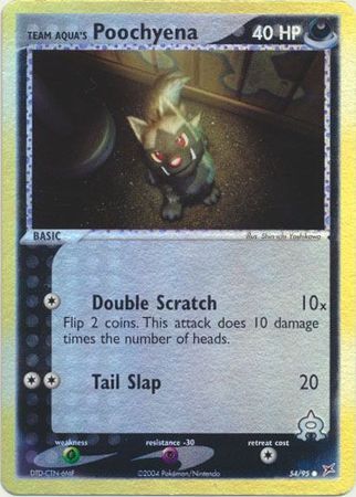 Team Aqua’s Poochyena - 54/97 - Reverse Holo - EN