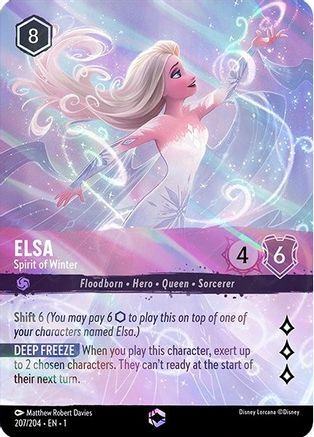 Elsa - Spirit of Winter (Enchanted) - 207/204 - EN Elsa - Spirit of Winter (Enchanted) - 207/204 - EN