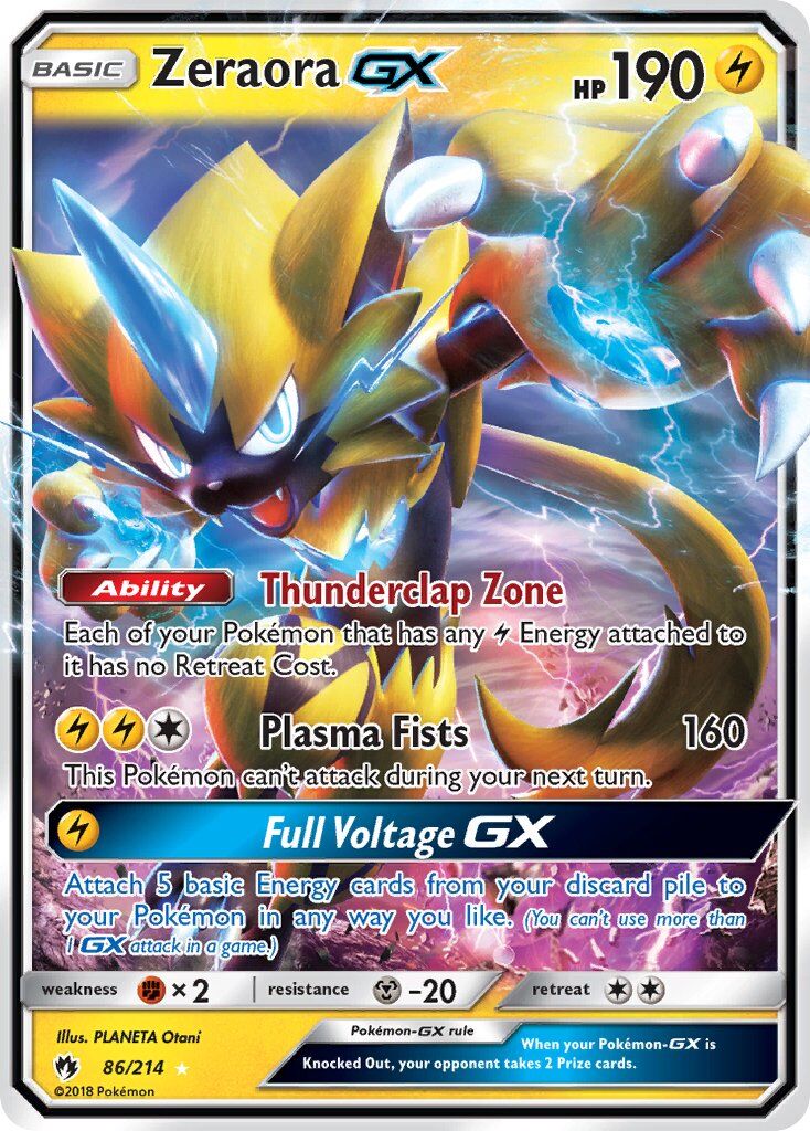 Zeraora-GX - 86/214 - EN Zeraora-GX - 86/214 - EN