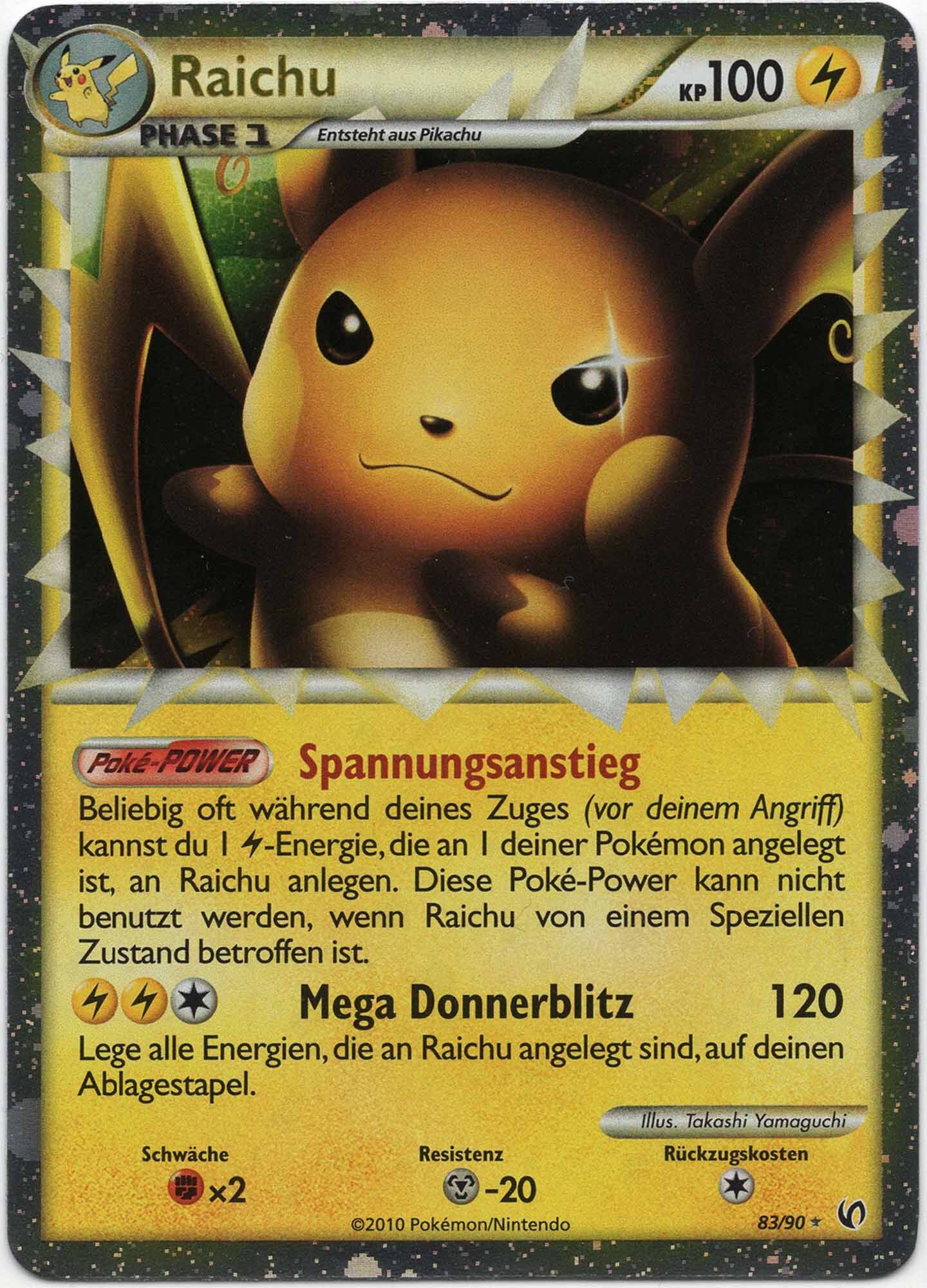 Raichu Prime - 83/90 - Pokémon TCG - Near Mint
