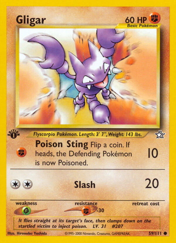 Gligar - 59/111 - 1st Edition - EN