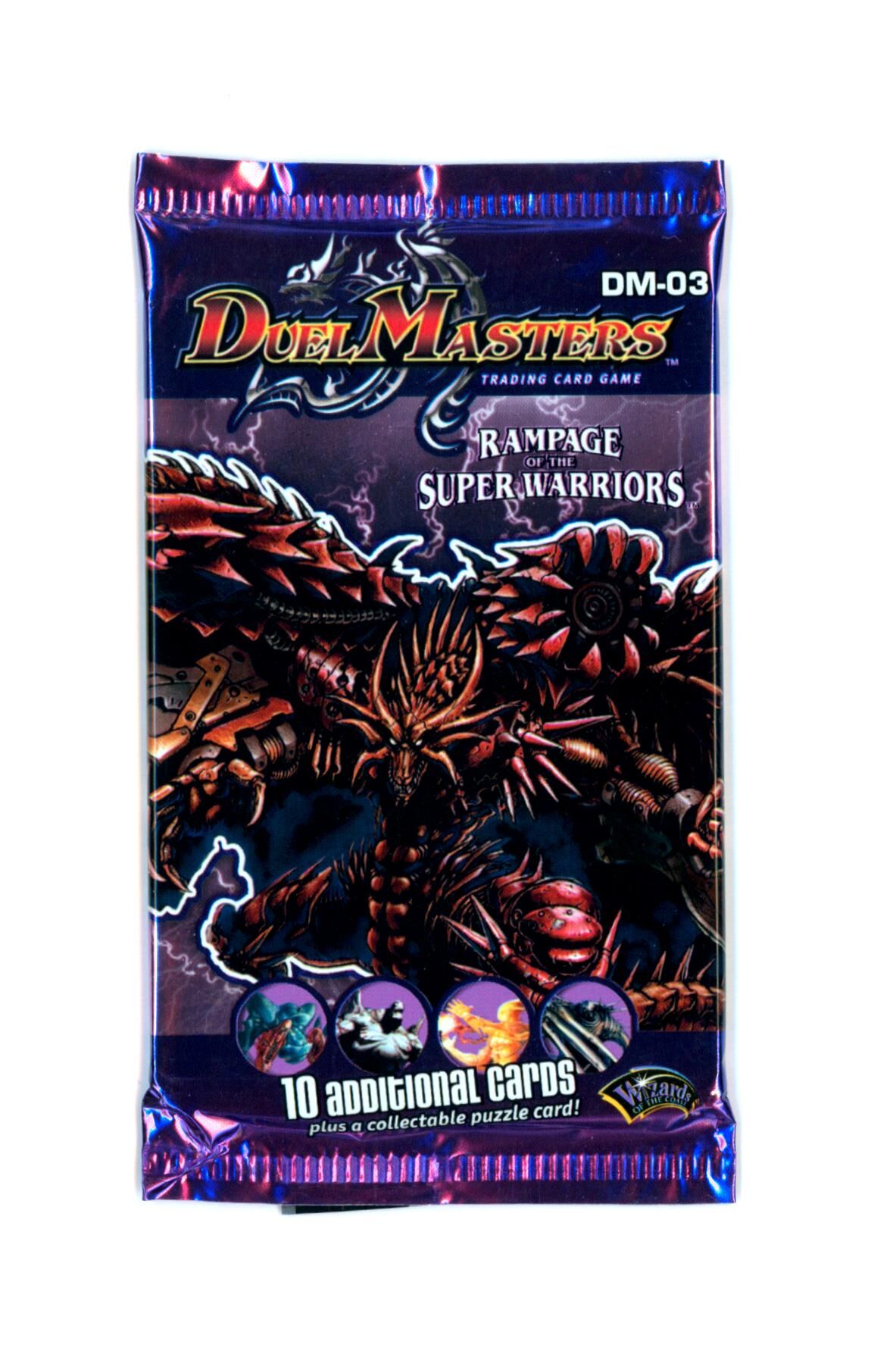 Rampage of the super Warriors Duel Masters TCG Booster Pack DM03 - EN