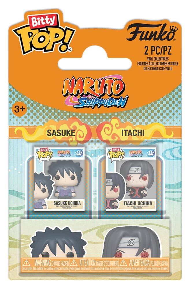 Naruto Bitty POP! Vinyl Figuren 2er-Pack Sasuke & Itachi 2 cm Naruto Bitty POP! Vinyl Figuren 2er-Pack Sasuke & Itachi 2 cm