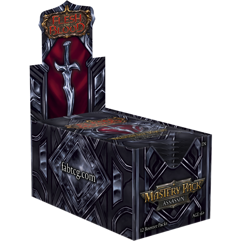 Flesh & Blood TCG - Mastery Pack Assassin Booster Display (12 Packs) - EN Flesh & Blood TCG - Mastery Pack Assassin Booster Display (12 Packs) - EN
