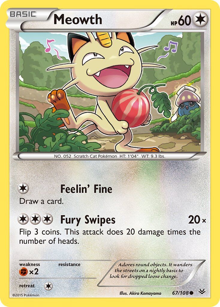 Meowth - 67/108 - EN Meowth - 67/108 - EN