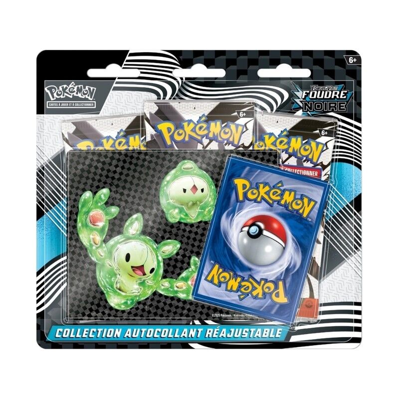 Pokémon JCC: Ecarlate & Violet EV10.5 - Foudre Noire Collection Autocollant Réajustable - FR Pokémon JCC: Ecarlate & Violet EV10.5 - Foudre Noire Collection Autocollant Réajustable - FR
