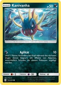 Kanivanha 132/236 - Pokémon TCG