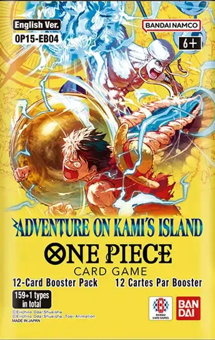 Adventure on Kami's Island OP-15 Booster Pack - One Piece Card Game - EN Adventure on Kami's Island OP-15 Booster Pack - One Piece Card Game - EN