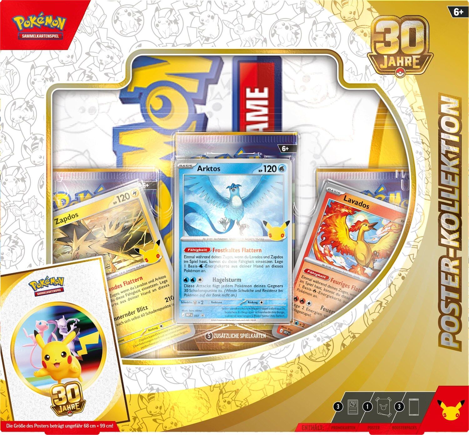 Pokémon TCG: 30 Jahre - Poster-Kollektion - DE