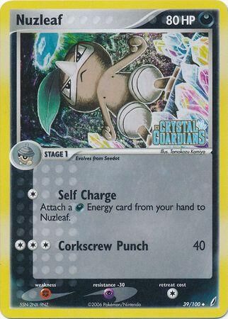 Nuzleaf - 39/100 - Reverse Holo - EN Nuzleaf - 39/100 - Reverse Holo - EN