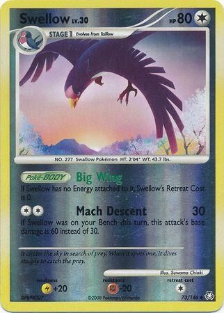 Swellow - 73/146 - Reverse Holo - EN