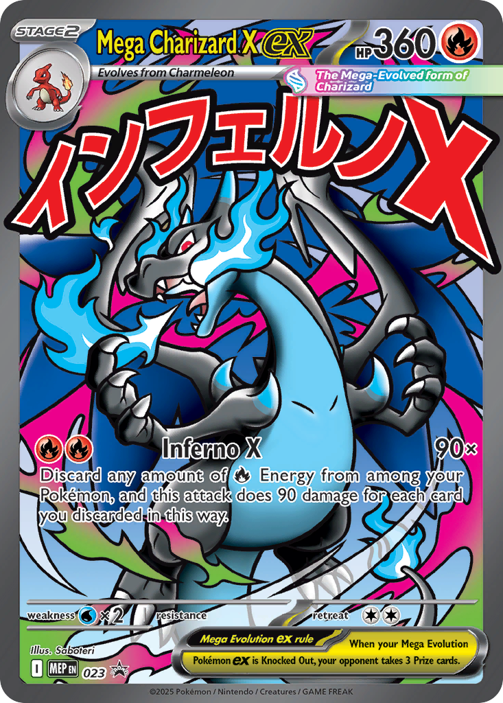 Mega Charizard X ex - 023 - EN