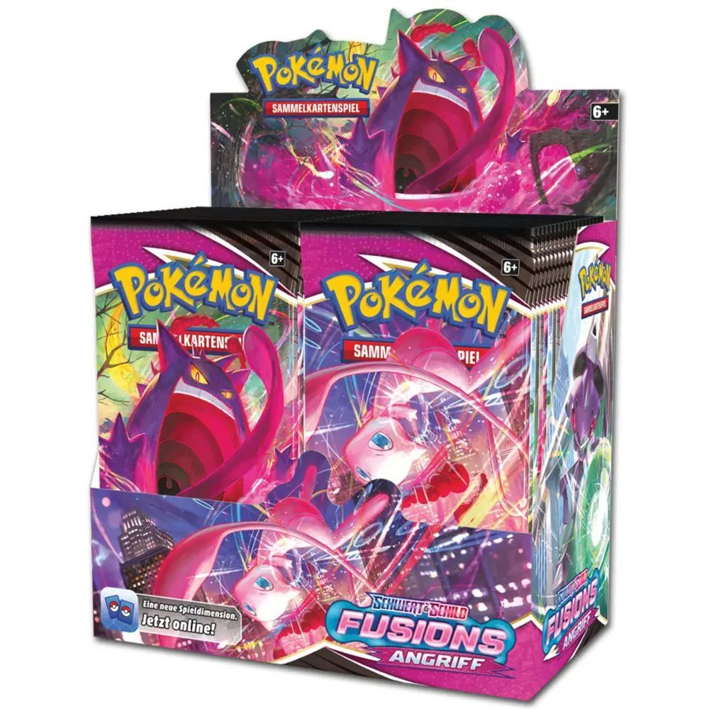 Pokémon Schwert & Schild Fusionsangriff Booster Display - DE