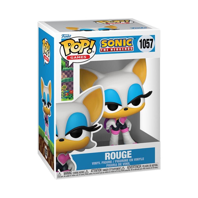 Sonic The Hedgehog POP! Games Vinyl Figur Rouge 9cm