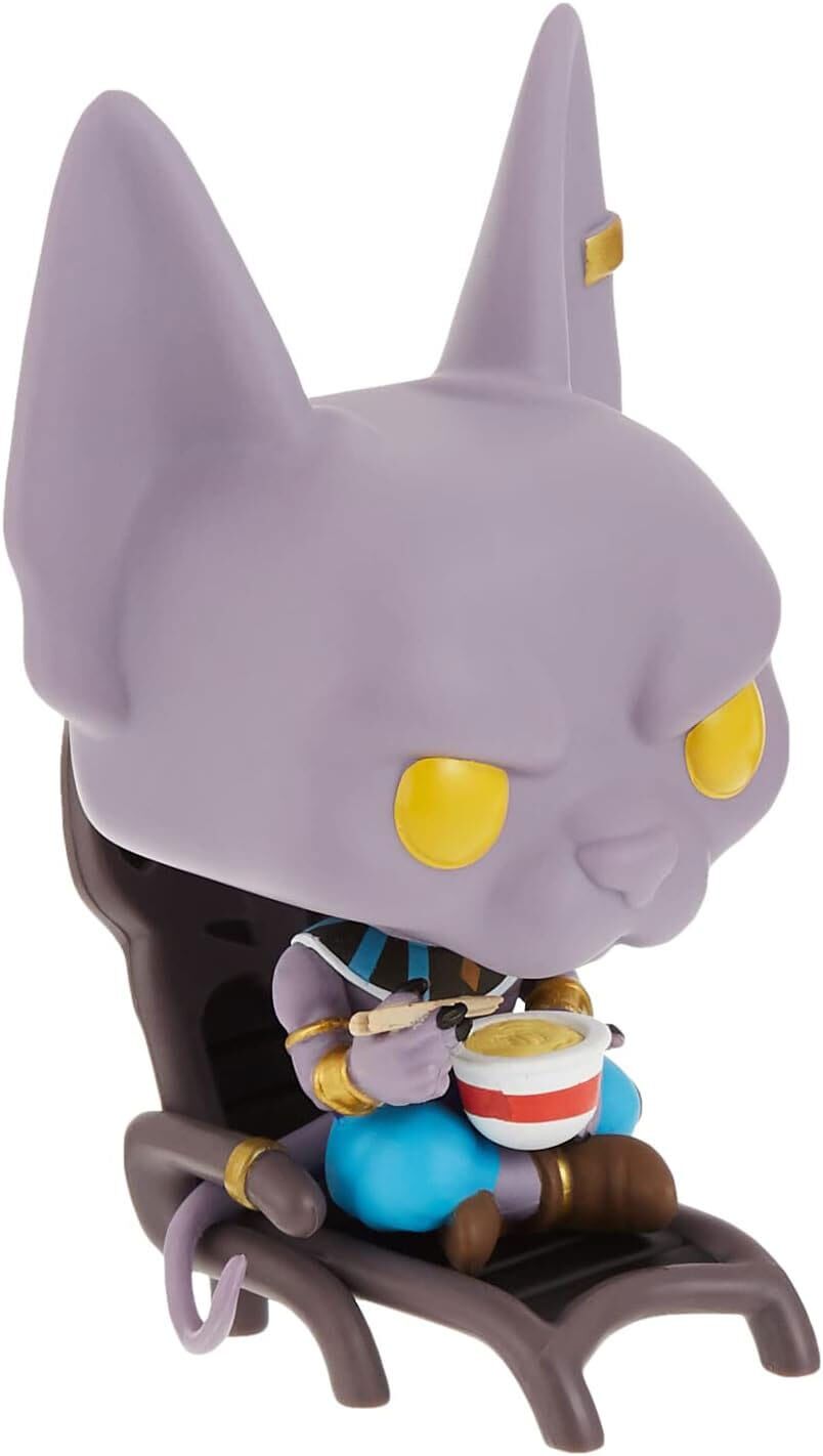 Dragon Ball Super POP! Animation Vinyl Figur Beerus Eating Noodles 9 cm 