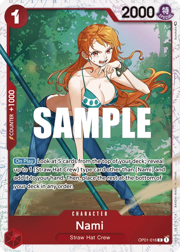 Nami - OP01-016 - Alternate Art ST10