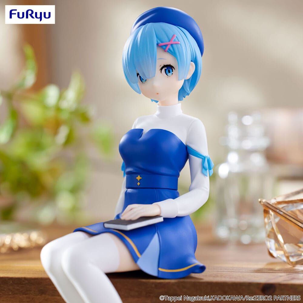 Re:Zero Starting Life in Another World Noodle Stopper PVC Statue Rem Book Girl Version 15 cm