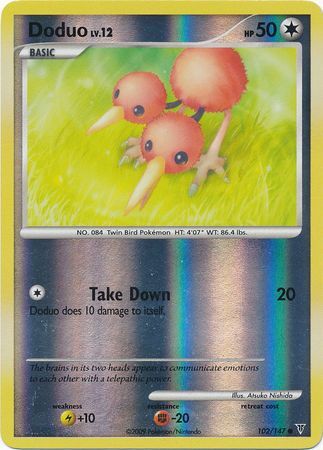 Doduo - 102/147 - Reverse Holo - EN Doduo - 102/147 - Reverse Holo - EN