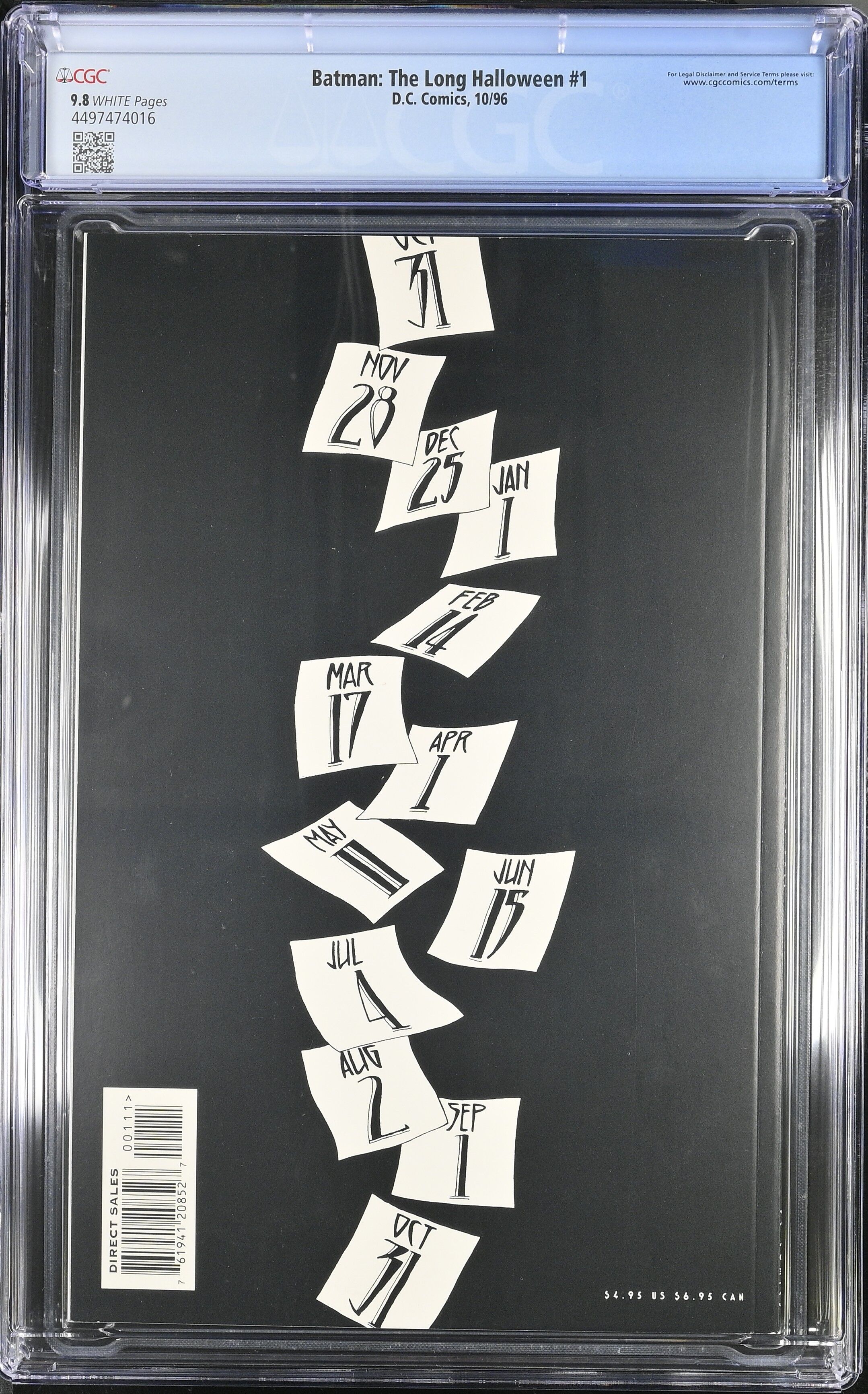 Batman: The Long Halloween #1 CGC 9.8 Top Pop!