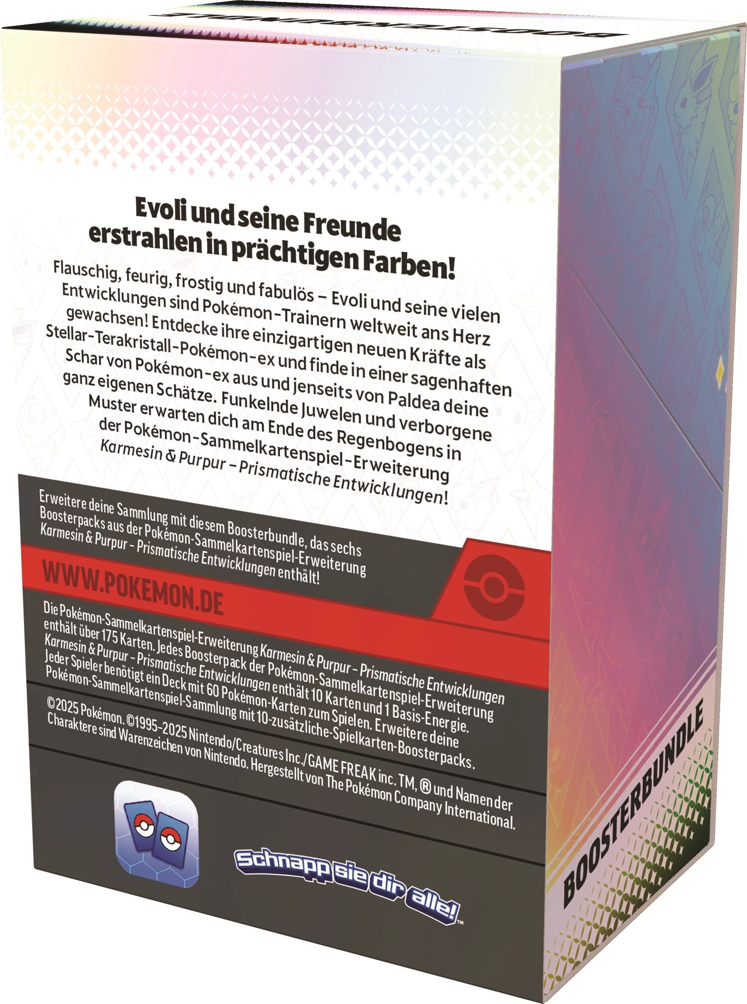 Pokémon TCG: Karmesin & Purpur KP08.5 - Prismatische Entwicklungen Booster Bundle (6 Packs) - DE