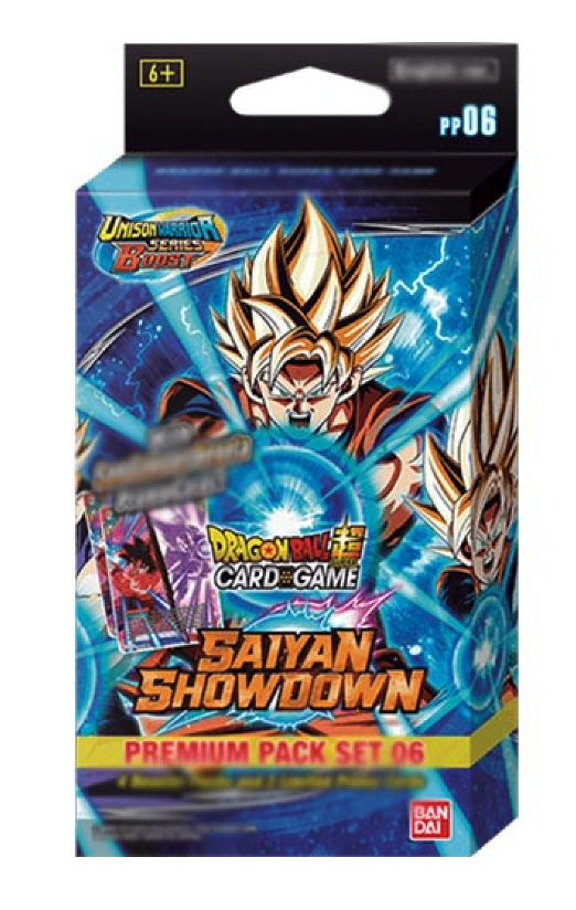 Unison Warrior Saiyan Showdown Premium Pack 6 PP06 - Dragon Ball Super Card Game - FR Unison Warrior Saiyan Showdown Premium Pack 6 PP06 - Dragon Ball Super Card Game - FR
