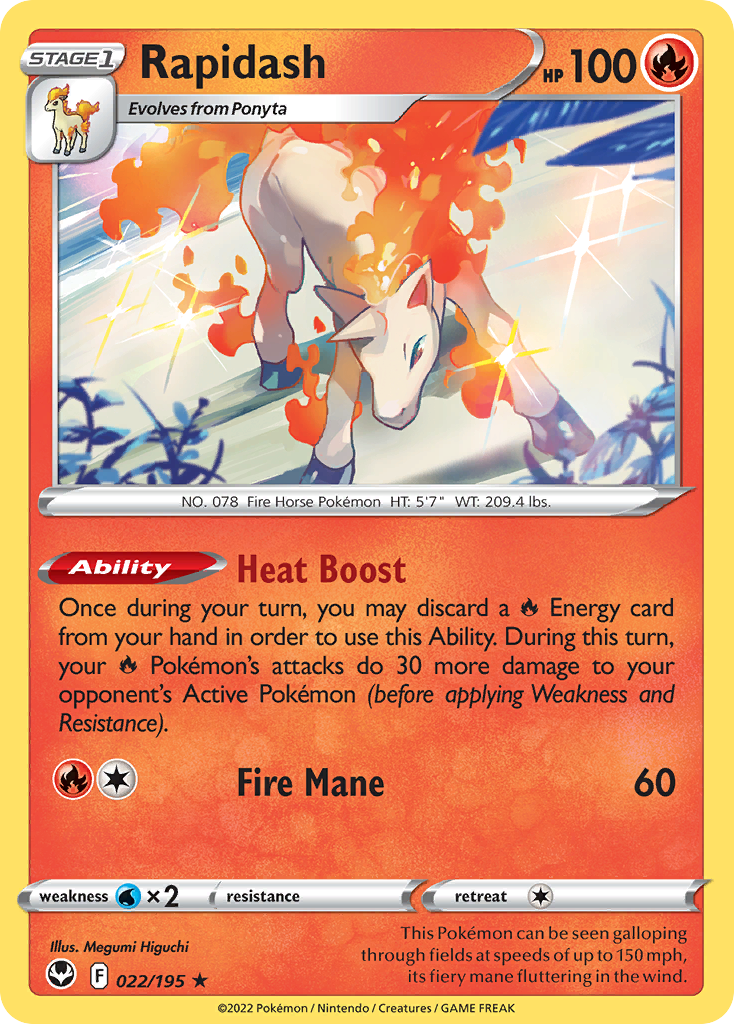 Rapidash - 022/195 - EN Rapidash - 022/195 - EN