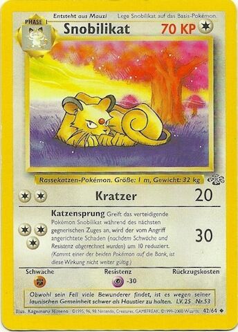 snobilikat-pok-mon-tcg Snobilikat 042/064 - Pokémon TCG