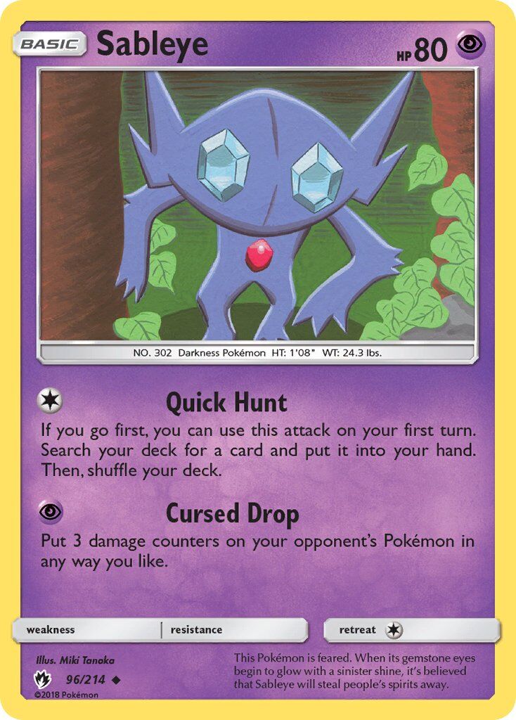 Sableye - 96/214 - EN Sableye - 96/214 - EN