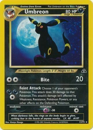 Umbreon - 13/75 - Unlimited - EN