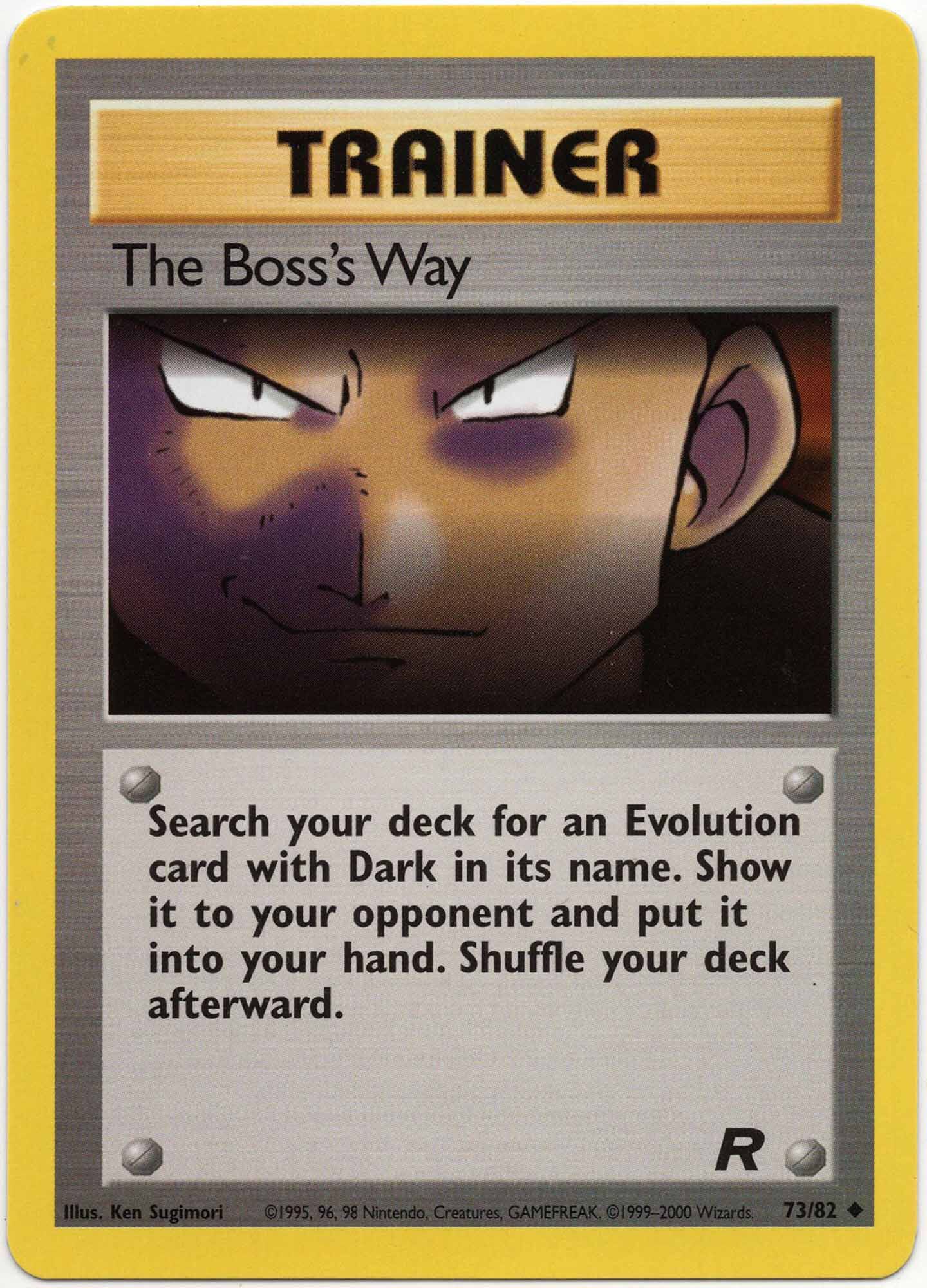 The Boss's Way - 73/82 - Pokémon TCG