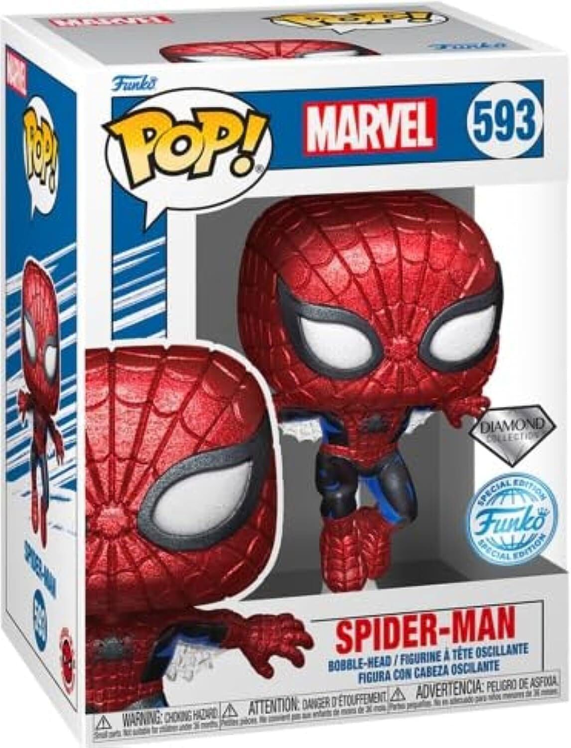 Marvel 80th Anniversary POP! Vinyl Figur Spider-Man 9 cm