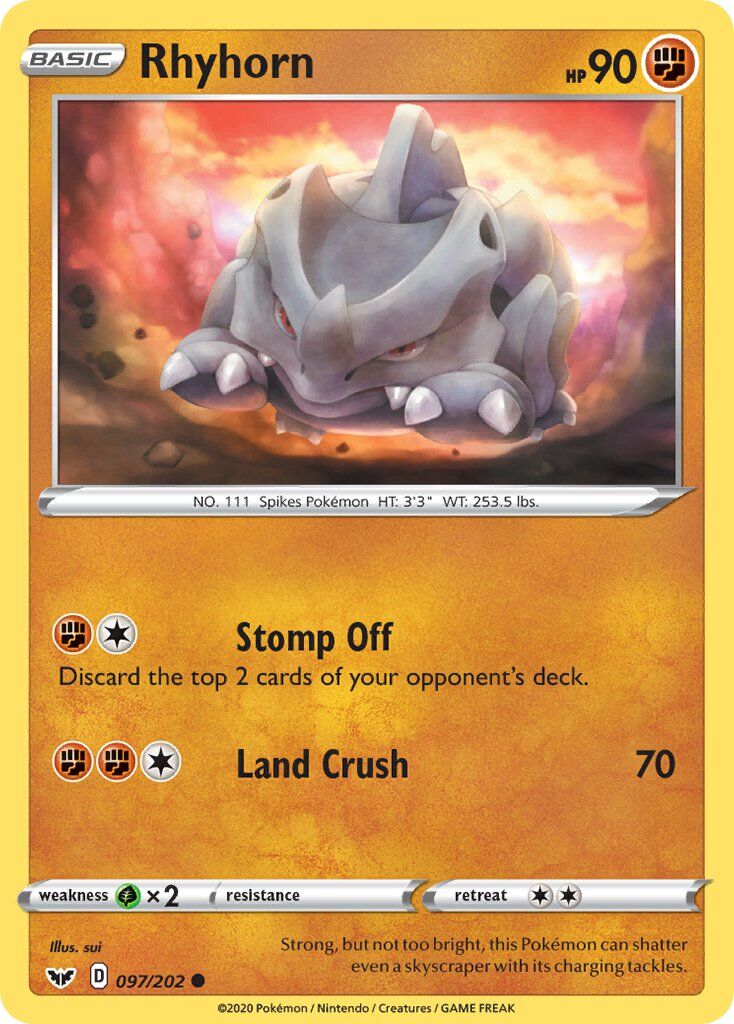 Rhyhorn - 097/202 - EN