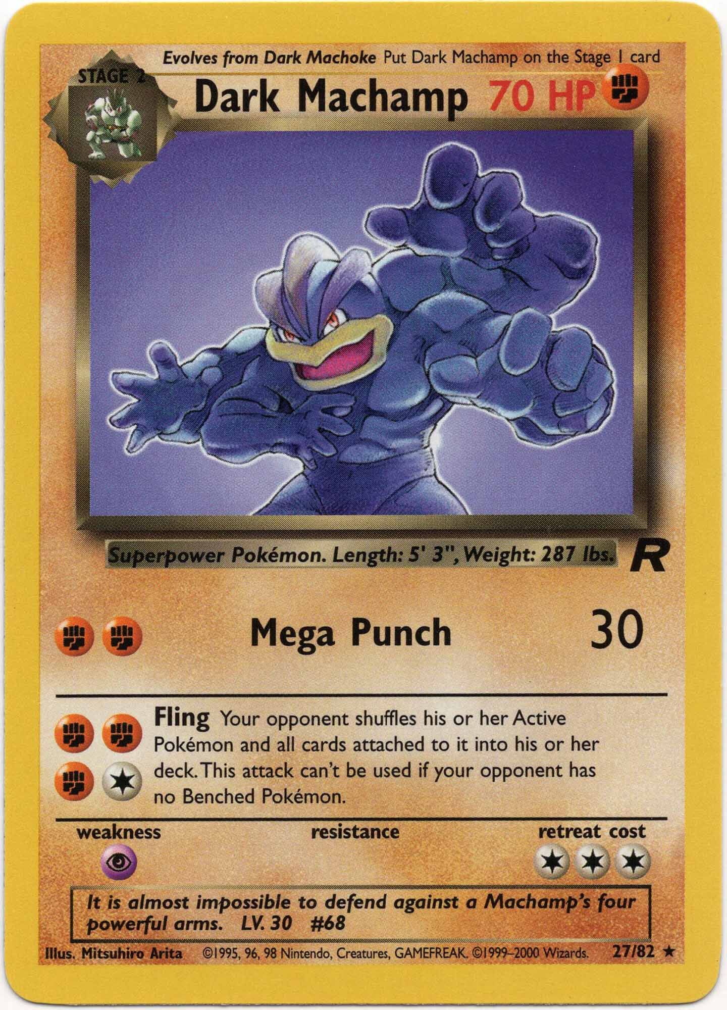 Dark Machamp - 27/82 - Pokémon TCG