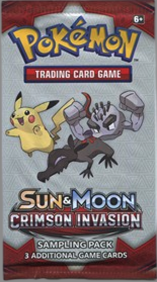 Pokémon Sun & Moon Crimson Invasion Sampling Pack Booster - EN