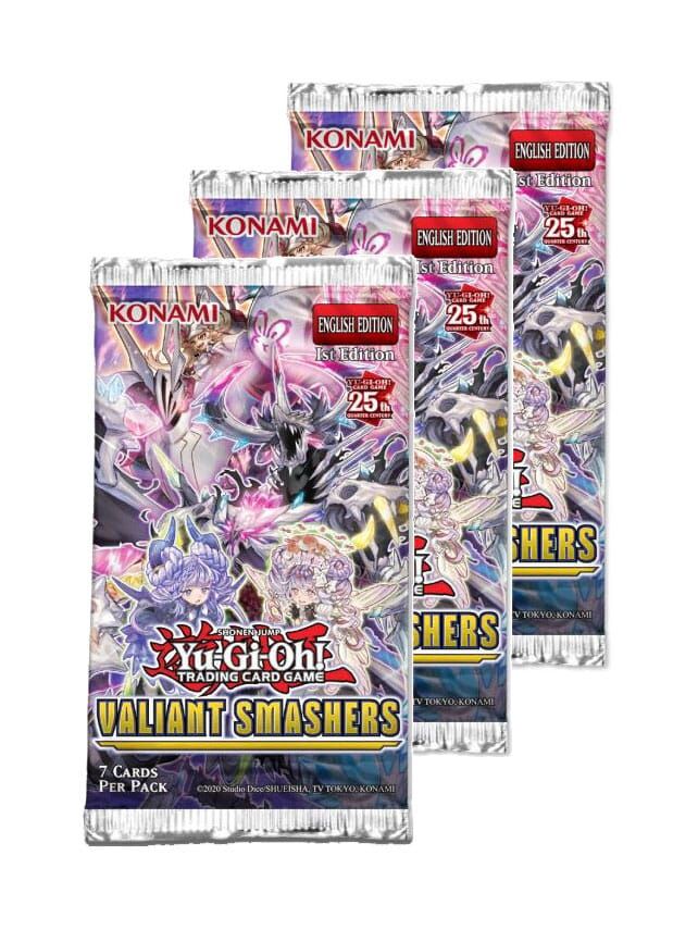 Valiant Smashers Tuckbox 3er Pack Booster - 1. Auflage - Yu-Gi-Oh! - EN