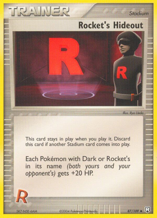 Rocket’s Hideout - 87/109 - Reverse Holo - EN Rocket’s Hideout - 87/109 - Reverse Holo - EN