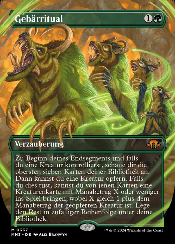 Birthing Ritual - MH3 337 - Normal - DE - NM