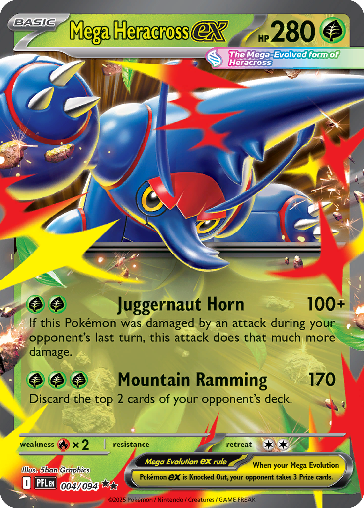 Mega Heracross ex - 004/094 - EN Mega Heracross ex - 004/094 - EN