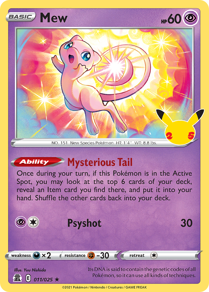 Mew - 011/25 - EN Mew - 011/25 - EN