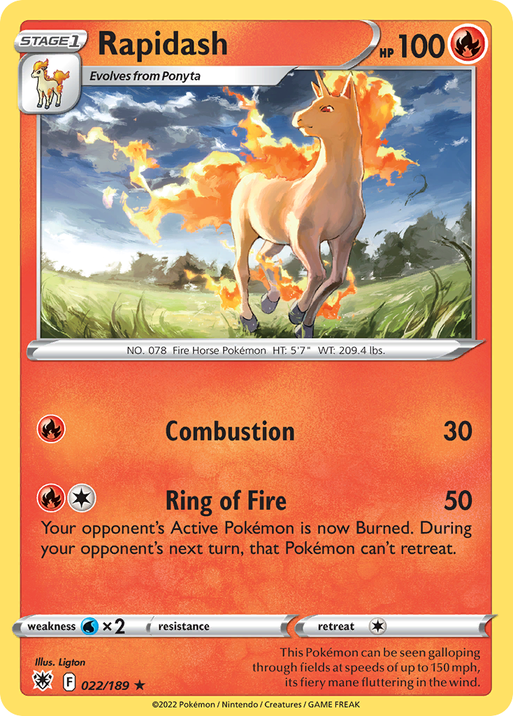 Rapidash - 022/189 - EN Rapidash - 022/189 - EN