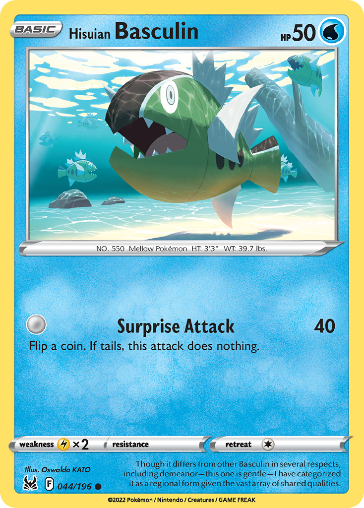 Hisuian Basculin - 044/217 - EN Hisuian Basculin - 044/217 - EN