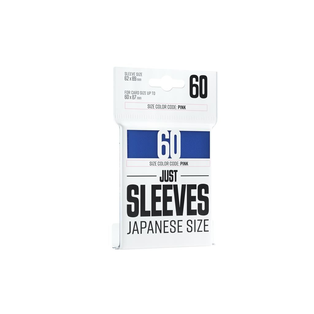 Just Sleeves - Japanese Size Blue (60 Sleeves) Just Sleeves - Japanese Size Blue (60 Sleeves)