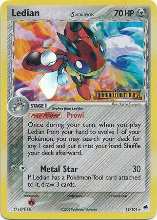 Ledian - 18/101 - Reverse Holo - EN