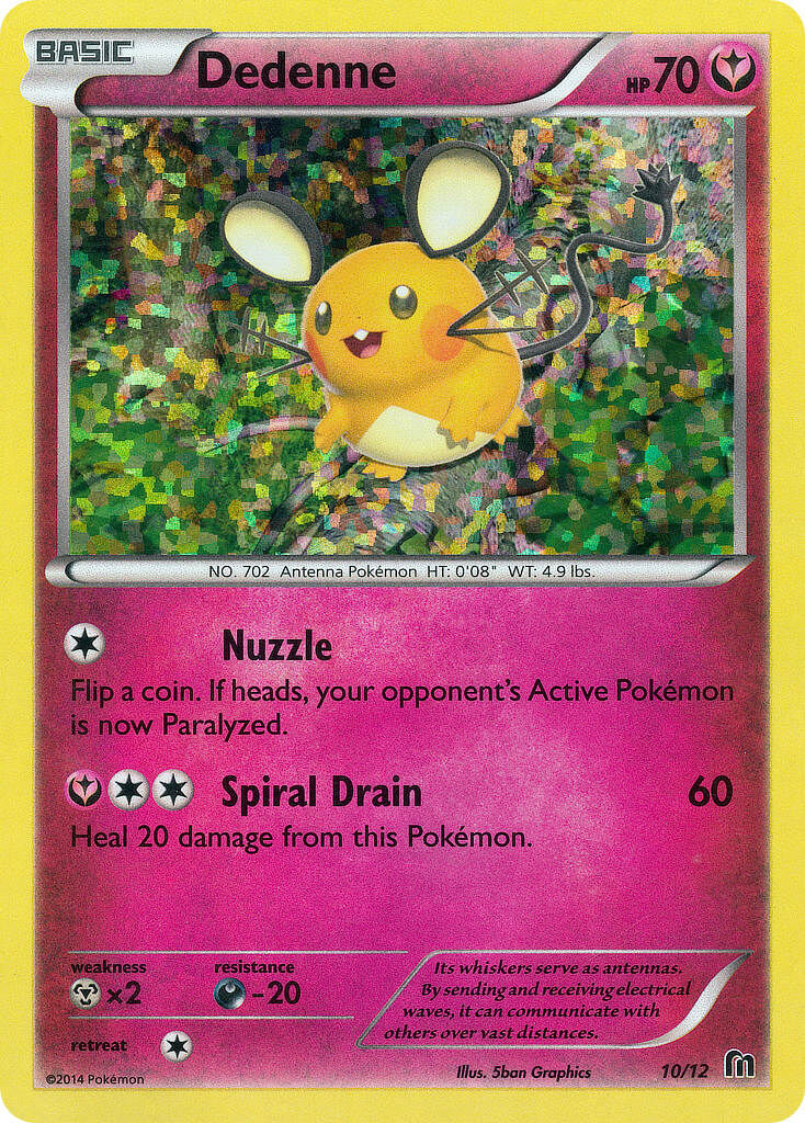 dedenne-10-12-pokemon-tcg-near-mint-en Dedenne - 10/12 - Pokémon TCG - Near Mint - EN
