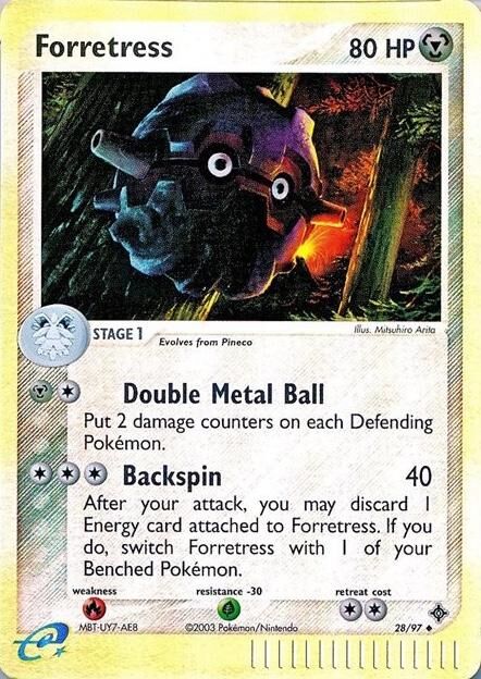 Forretress - 28/97 - Reverse Holo - EN
