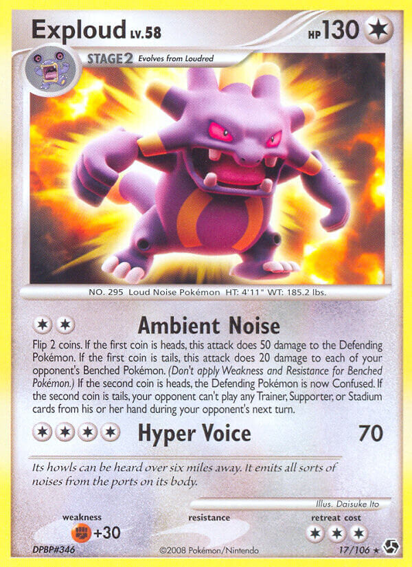 Exploud - 17/106 - Reverse Holo - EN Exploud - 17/106 - Reverse Holo - EN
