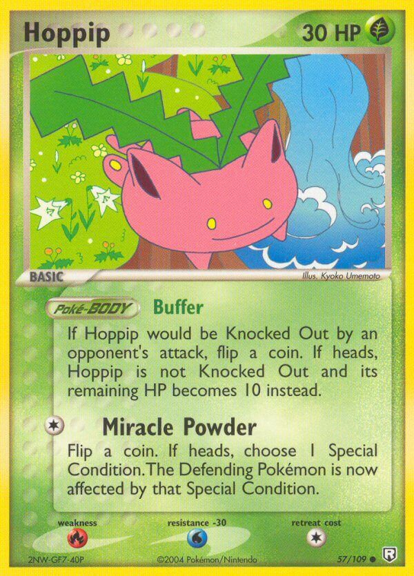 Hoppip - 57/109 - Reverse Holo - EN Hoppip - 57/109 - Reverse Holo - EN